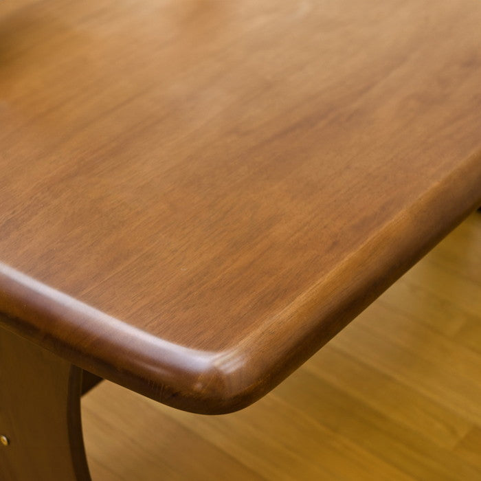 DENVER ダイニング テーブル 135×80 BR/NA ブラウン ナチュラル sk-htt02の画像