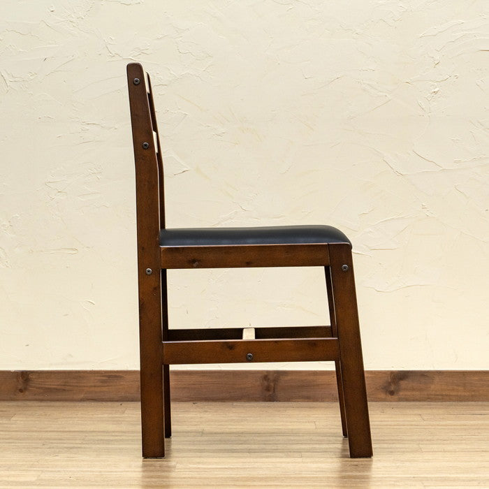 JAZZPLUS ダイニング チェア 2脚セット DBR/LBR ダークブラウン ライトブラウン sk-itj05の画像