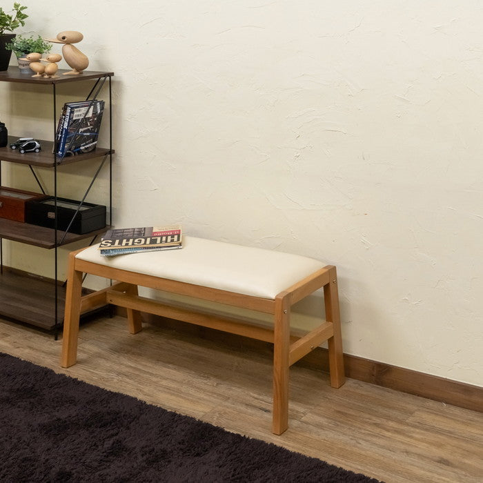 JAZZPLUS ダイニング ベンチ DBR/LBR ダークブラウン ライトブラウン sk-itj06の画像