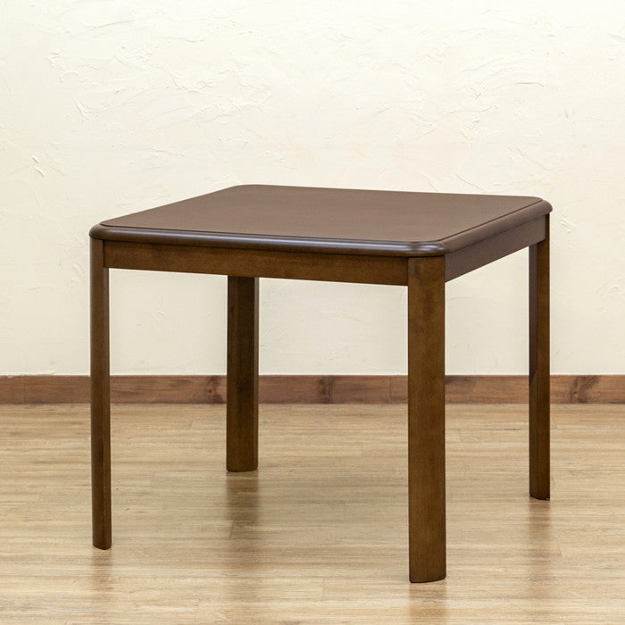 ダイニング コタツ 80×80 正方形 手元コントローラー BR/NA ブラウン ナチュラル sk-ktd80の画像