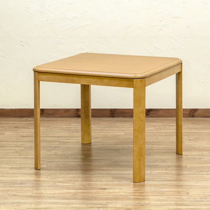ダイニング コタツ 80×80 正方形 手元コントローラー BR/NA ブラウン ナチュラル sk-ktd80の画像