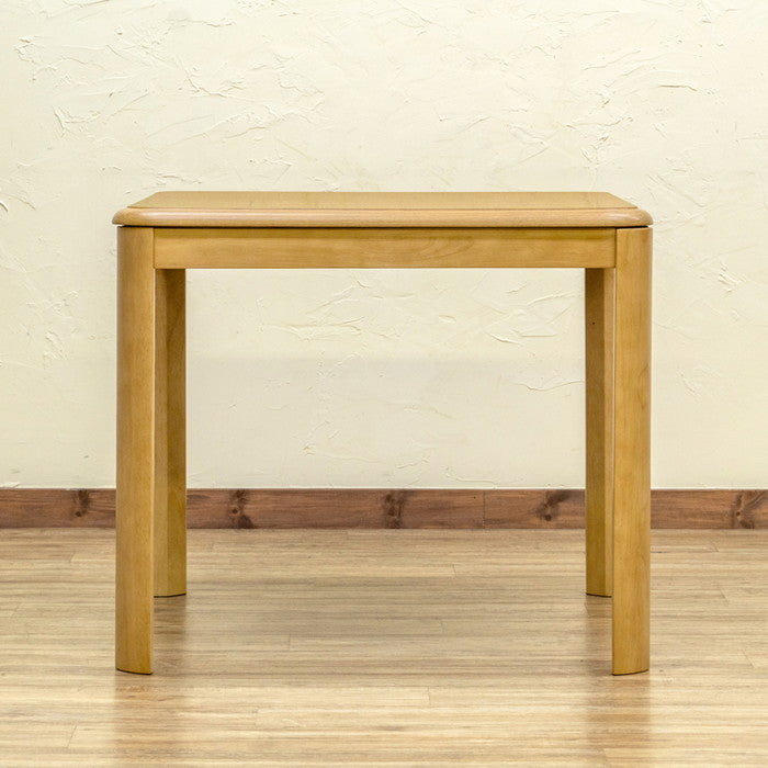 ダイニング コタツ 80×80 正方形 手元コントローラー BR/NA ブラウン ナチュラル sk-ktd80の画像