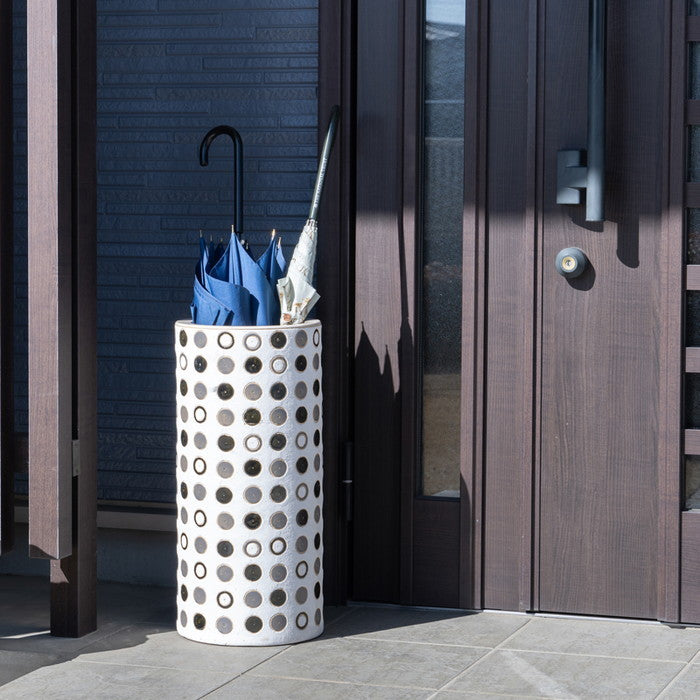 陶器傘立て φ23×H50 5柄 mp1012 mp1013 mp1014 mp1015 mp1016 sk-mp1012の画像