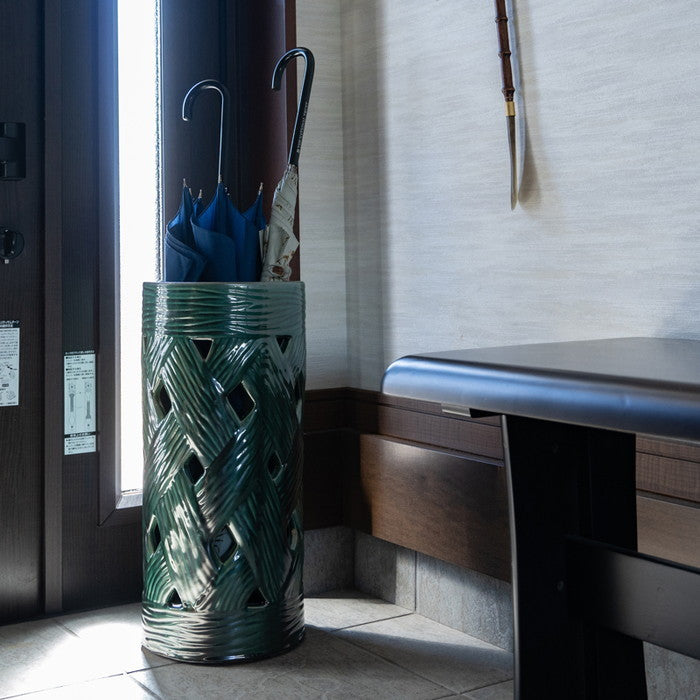 陶器傘立て φ23×H50 5柄 mp1012 mp1013 mp1014 mp1015 mp1016 sk-mp1012の画像