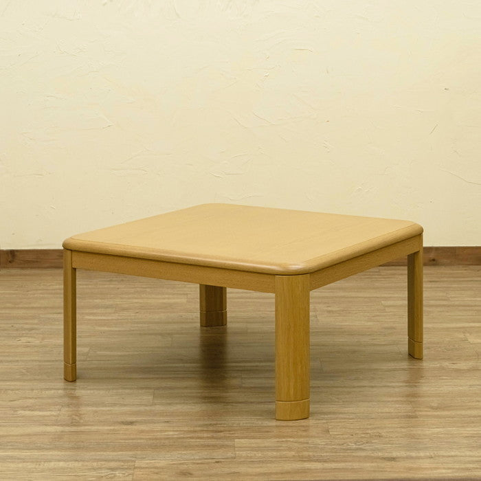 コタツ継脚式 手元コントローラー 80×80 正方形 BR/NA/GY/WW ブラウン ナチュラル グレージュ ホワイトウォッシュ sk-mykt80の画像