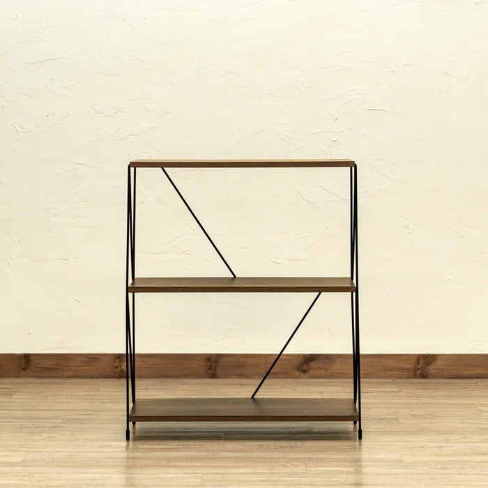 Grant 3段ラック NA/WAL ナチュラル ウォールナット sk-ply02の画像