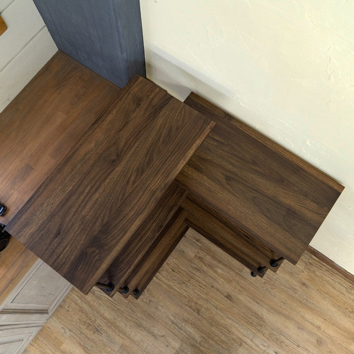 Grant 回転式 ラック NA/WAL ナチュラル ウォールナット sk-ply06の画像