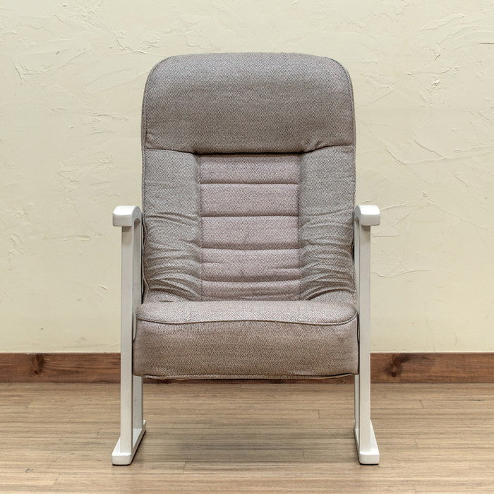 低反発入り高座椅子 BR/FL/WH ブラウン 花柄 ホワイト sk-s322の画像