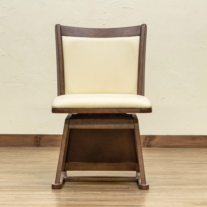 ダイニング コタツ用 ハイバック回転チェア BR/NA ブラウン ナチュラル sk-scc40の画像