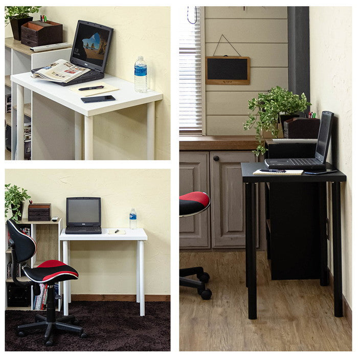 フリーテーブル 75×45 BK/WH ブラック ホワイト sk-ty7545の画像