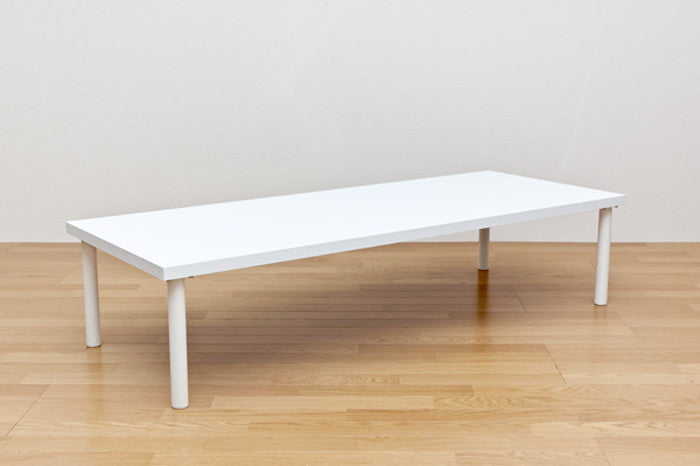 フリーローテーブル 150×60 BK/WH ブラック ホワイト sk-tz1560の画像