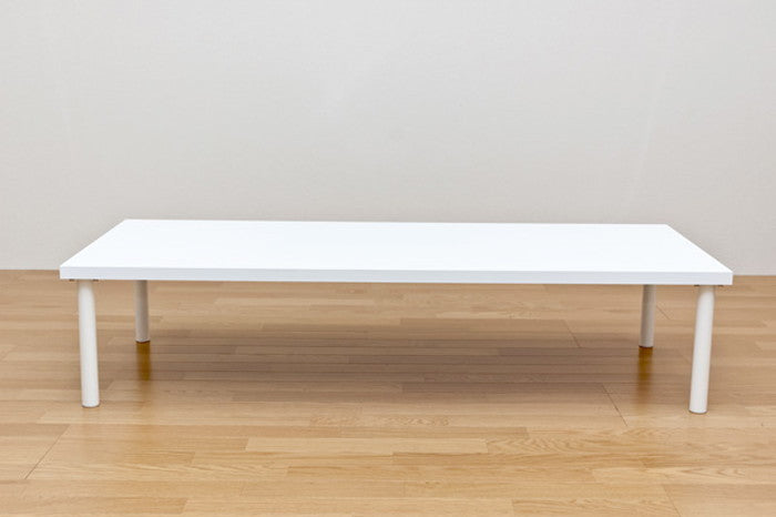 フリーローテーブル 150×60 BK/WH ブラック ホワイト sk-tz1560の画像