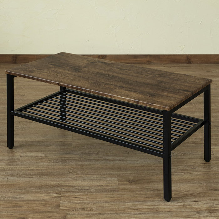 Freyia 棚付きセンターテーブル ABR/DBR/NA/WH アンティークブラウン ダークブラウン ナチュラル ホワイト sk-uth04の画像