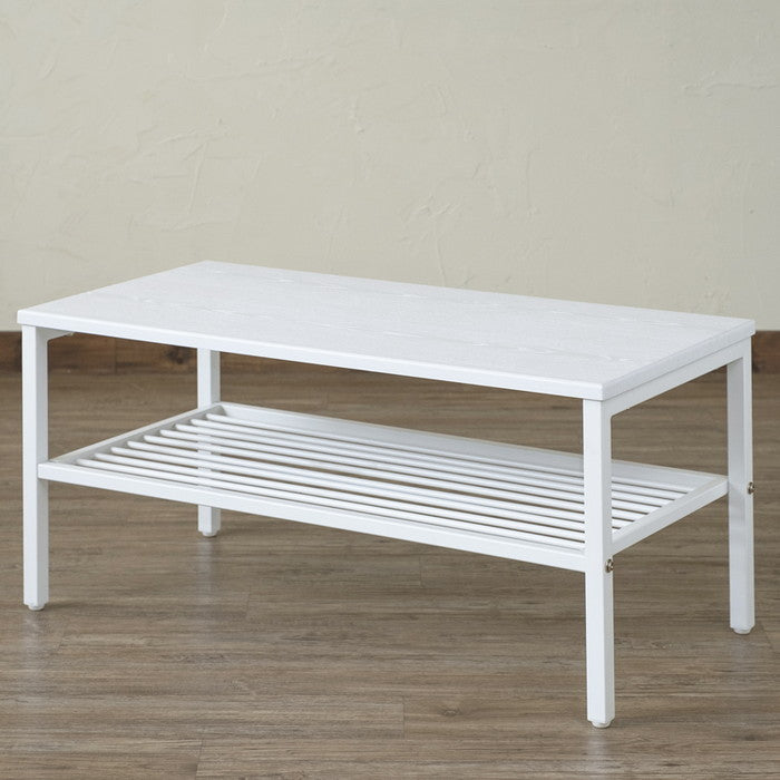 Freyia 棚付きセンターテーブル ABR/DBR/NA/WH アンティークブラウン ダークブラウン ナチュラル ホワイト sk-uth04の画像