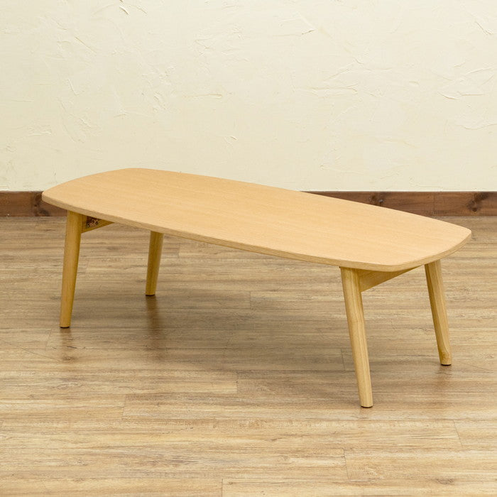 BONNY 折れ脚ローテーブル 105 DBR/NA/WW ダークブラウン ナチュラル ホワイトウォッシュ sk-vtm19の画像