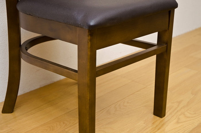 ダイニング チェア 2脚セット DBR/LBR ダークブラウン ライトブラウン sk-vtm425の画像