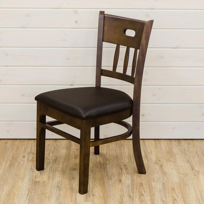 KALMIA ダイニング チェア 2脚セット DBR/LBR ダークブラウン ライトブラウン sk-vtm500の画像