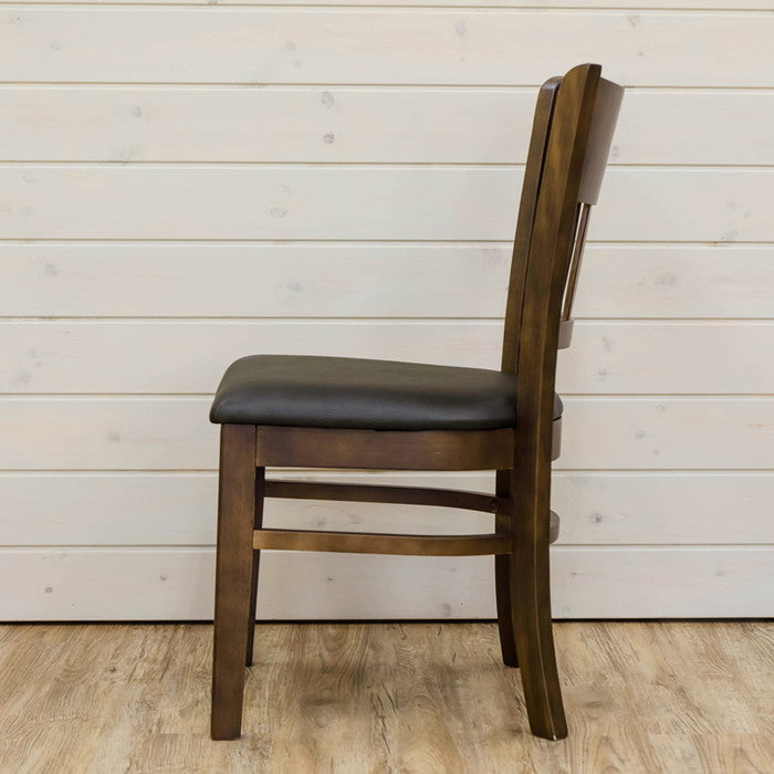 KALMIA ダイニング チェア 2脚セット DBR/LBR ダークブラウン ライトブラウン sk-vtm500の画像