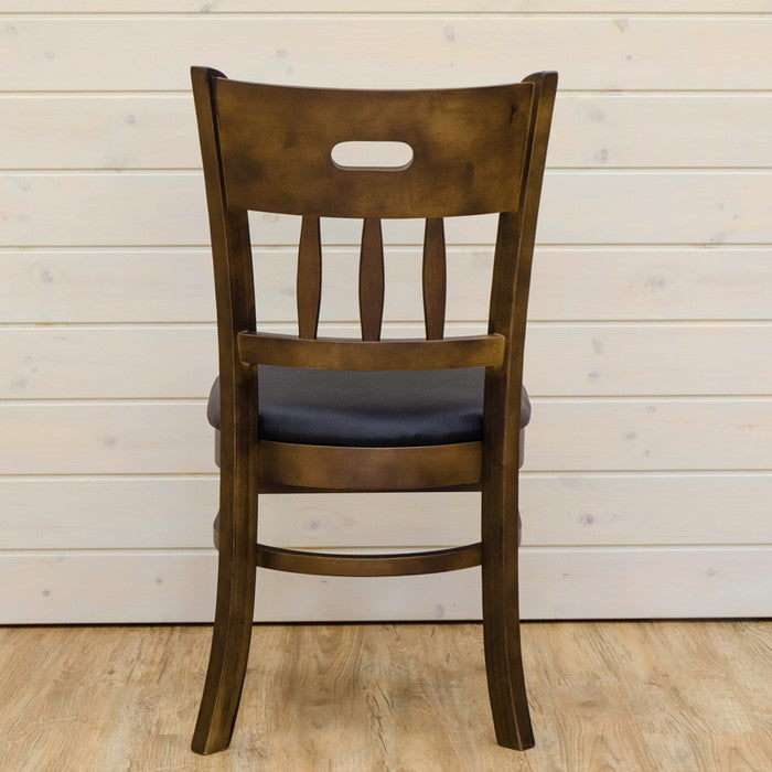 KALMIA ダイニング チェア 2脚セット DBR/LBR ダークブラウン ライトブラウン sk-vtm500の画像