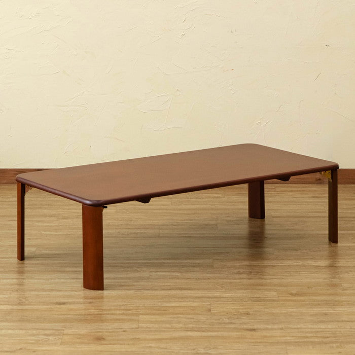 継脚付 ウッディテーブル 120×60 BR/NA ブラウン ナチュラル sk-wzt06の画像