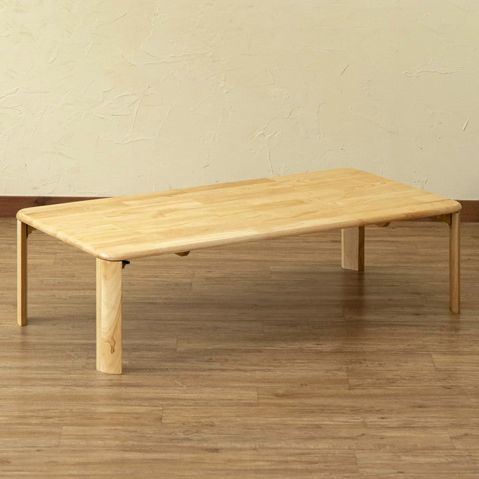 継脚付 ウッディテーブル 120×60 BR/NA ブラウン ナチュラル sk-wzt06の画像
