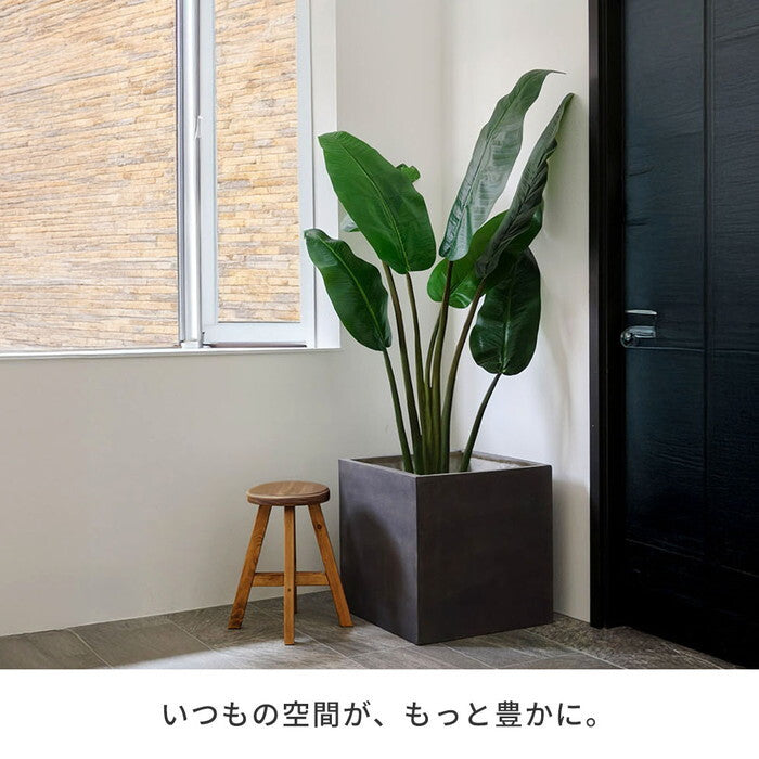 GRITTE グリッテ 石調FRPプランター 幅50 角型 E001-CU500 植木鉢 プランター セメント コンクリート 軽量 大型 75L カバー 庭 ガーデン インテリア 室内 店舗 おしゃれ smi-e001-cu500の画像