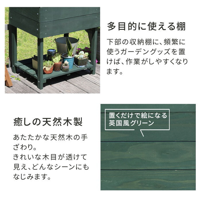 木製窓付グリーンハウス 温室 OWN オウン GRH45DGR 温室 木製 ウッド 簡易 観葉植物 多肉植物 ガーデン 園芸 おしゃれ 飼育 ケース 保温 smi-grh45の画像