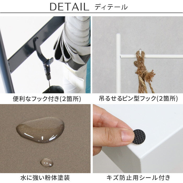 ツールハンギングスタンド ASPESH アスペシュ IF-TO0046 アイアン ツールスタンド 工具 清掃 クリーナー フック ハンギング スタンド ラック 園芸 収納 おしゃれ 北欧 シンプル スリム 玄関 屋外 室内 smi-if-to0046の画像
