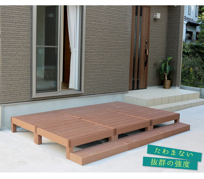 人工木ウッドデッキ ecofeel エコフィール カットサンプル2色セット PWDE-SAM 色見本 サンプル sample smi-pwde-samの画像