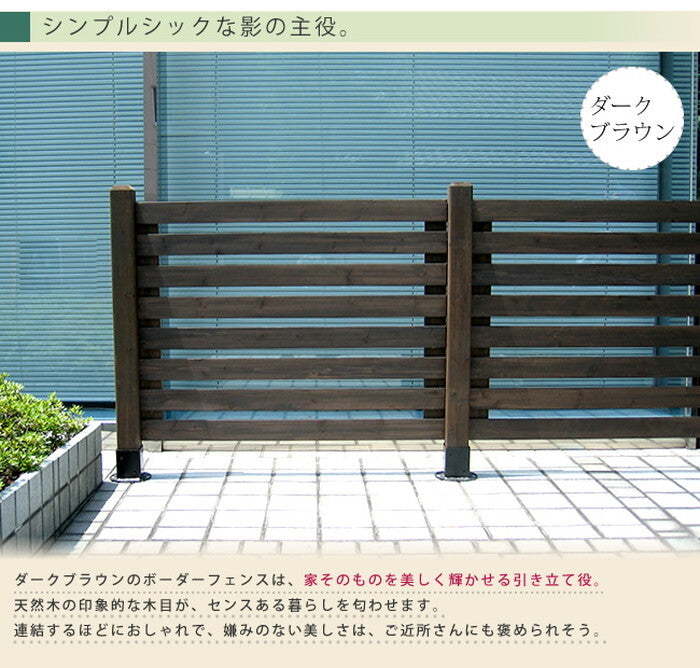 ボーダーフェンス スプレッド 土中８連結セット フェンス 木製フェンス ピケフェンス 天然木製 ガーデンフェンス ガーデニング 枠 柵 仕切り 目隠し 境目 クラシカル アンティーク トレリス ベランダ つる 薔薇 バラ 朝顔 園芸 ラティス smi-sfbf1000-8ubの画像