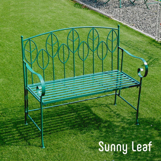 アイアン製ガーデンベンチ単品販売 Sunny Leaf サニーリーフ SPL-9002 smi-spl-9002の画像