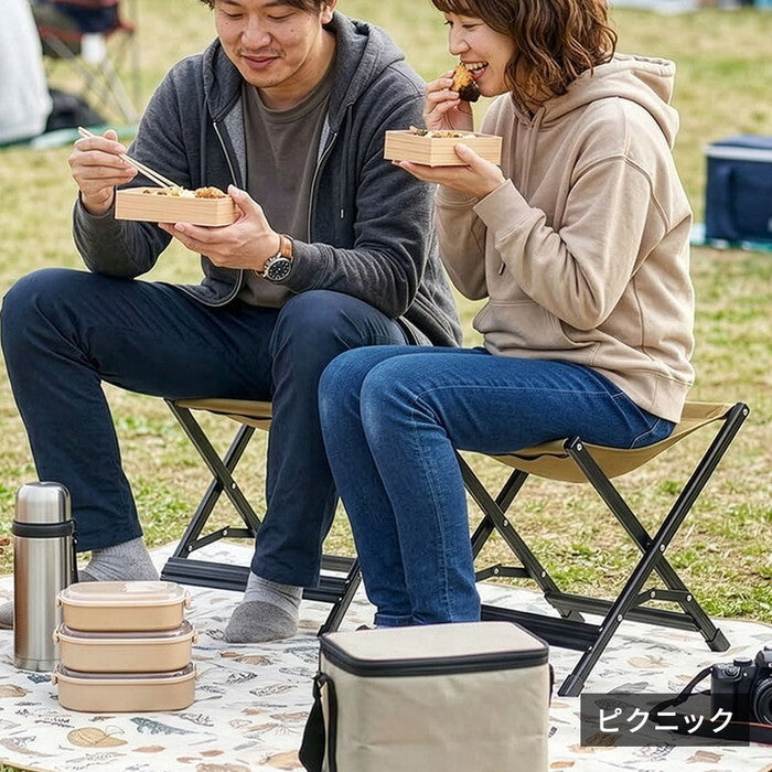Xスツール 単品販売 STF-CXS ガーデン キャンプ アウトドア 折りたたみ椅子 チェア 軽量 低い 幅30cm 高さ33cm アルミフレーム コンパクト 足台 オットマン 屋外 室内 簡易 庭 smi-stf-cxsの画像