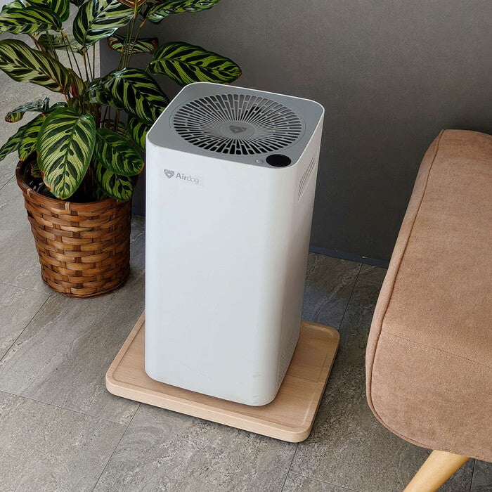 天然素材調のマルチトレー キャスター付 丸型30cm/角型40cm TR-CS スタンド ベース プランター 植物 フラワー 家電 空気清浄機 台車 台 花台 キャリー 木目 大理石調 植木鉢 鉢置き おしゃれ インテリア 室内 ベランダ smi-tr-csの画像