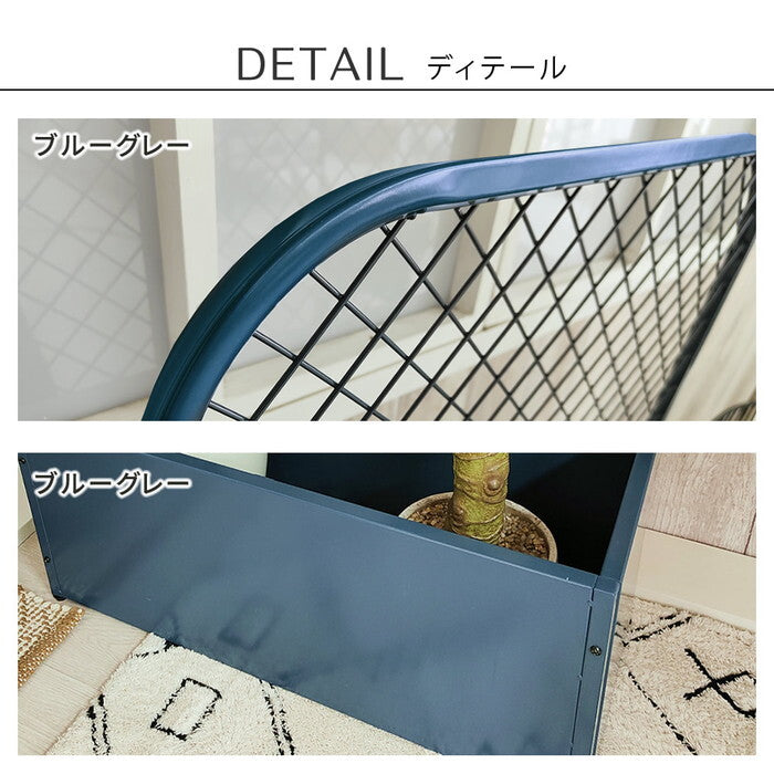 プランターBOX付きフェンス TWILL ツイル TW001 プランター 付き アイアン フェンス スタンド パーテーション 間仕切り リビング オフィス 屋外 室内 店舗 おしゃれ 北欧 壁掛け 目隠し 日除け 庭 ベランダ プランター台 看板 格子 柵 自立 置くだけ バラ diy smi-tw001の画像