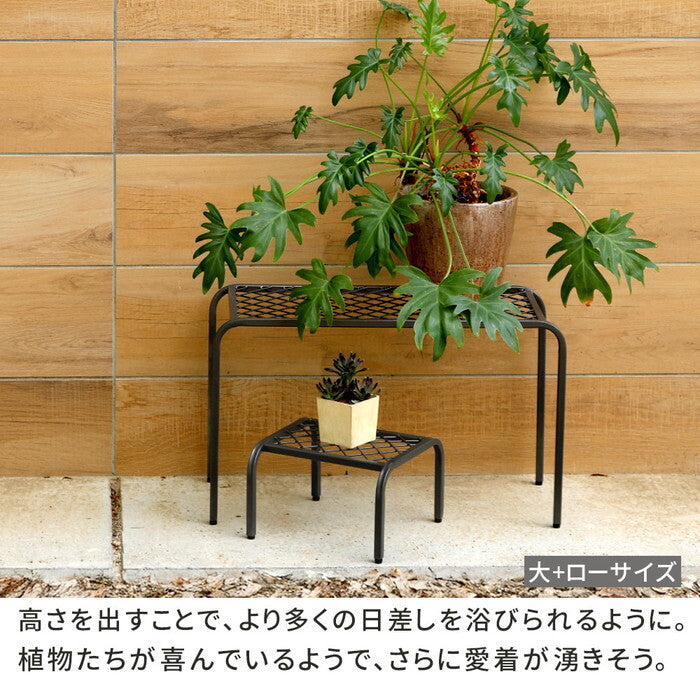 アイアンプランタースタンド TWILL ツイル 3点セット TW007-3PS 幅60/50/40 リビング 室内 北欧 スタンド 鉢置き 植物 観葉植物 シンプル モダン おしゃれ ガーデン ラック プランター 台 smi-tw007-3psの画像