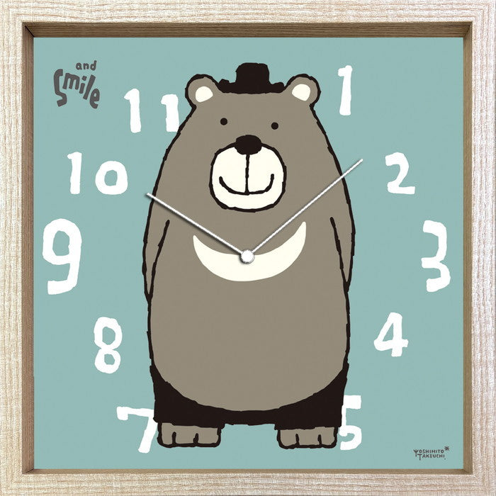 アーティスト クロック 武内 祐人 クマ Artist Clock 武内 祐人 クマ 320x320x55 snw-cac-52637の画像