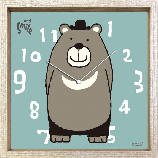 アーティスト クロック 武内 祐人 クマ Artist Clock 武内 祐人 クマ 320x320x55 snw-cac-52637の画像