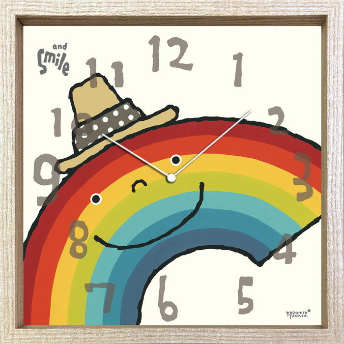 アーティスト クロック 武内 祐人 虹 Artist Clock 武内 祐人 虹 320x320x55 snw-cac-52640の画像
