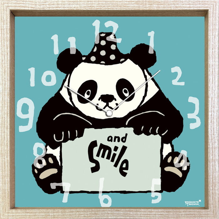 タクウチ ヨシヒト クロック パンダ Yoshihito Takeuchi CLOCK パンダ 320x320x55 snw-cac-53818の画像