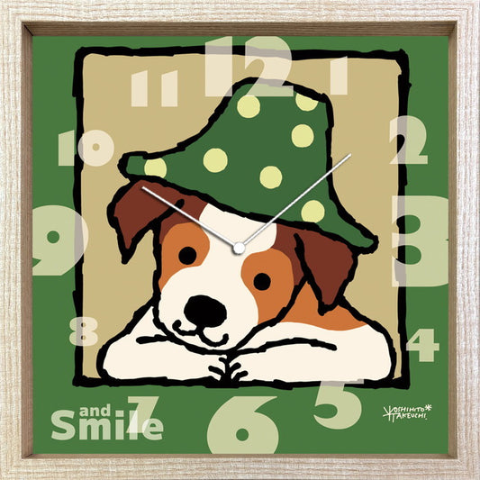 タクウチ ヨシヒト クロック ジャックラッセル Yoshihito Takeuchi CLOCK ジャックラッセル 320x320x55 snw-cac-53821の画像