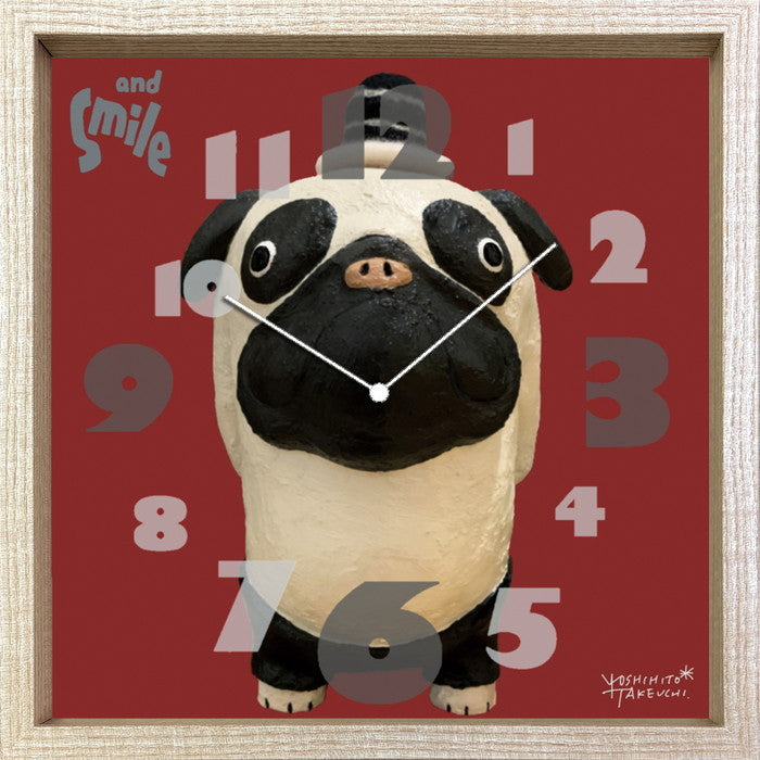 タクウチ ヨシヒト クロック パグ Yoshihito Takeuchi CLOCK パグ 320x320x55 snw-cac-53826の画像