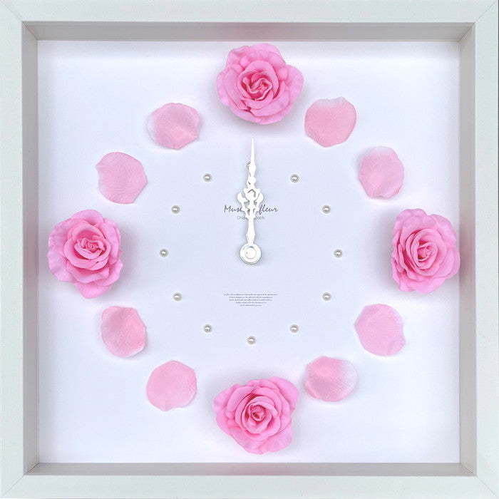 ローズ クロック ピンク Rose Clock Pink 320x320x55 snw-crc-53828の画像
