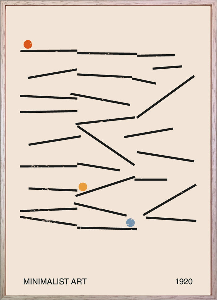 抽象画 ART abstract Minimal 20s geometric 315x435x30 snw-iaa-53375の画像