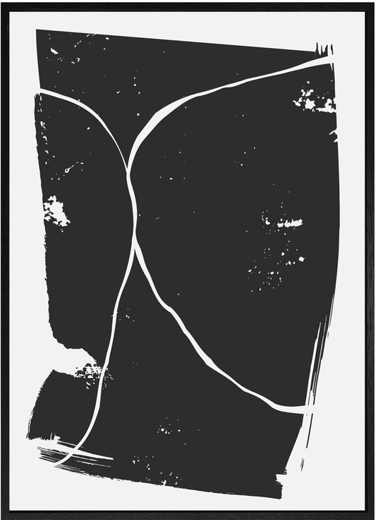 抽象画 墨 アート Abstract art Sumi 415x575x33 snw-iaa-53463の画像