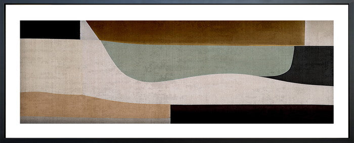 抽象画 Abstract art modern minimalist black 1025x415x30 snw-iaa-53747の画像