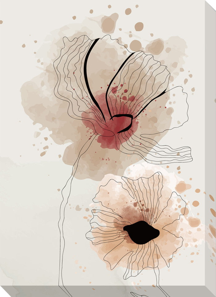 ミニ アート パネル フラワー2 Mini Art Panel Flower 2 280x390x40 snw-iap-53328の画像