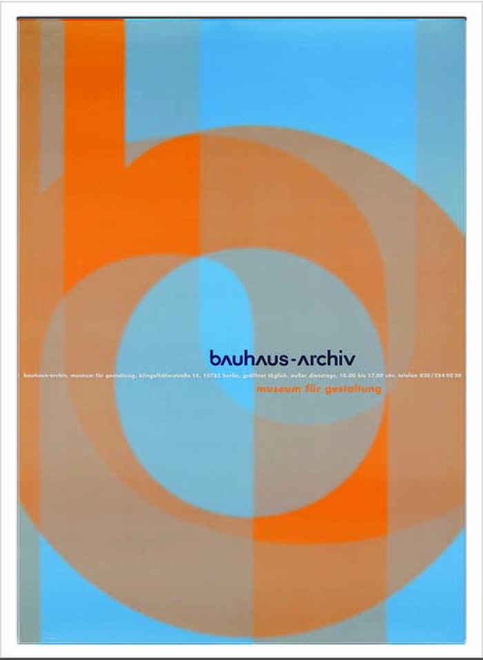 バウハウス アーカイブ 1996 コロン Bauhaus Archiv 1996 doppelpunkt 530x730x30 snw-ibh-70045の画像