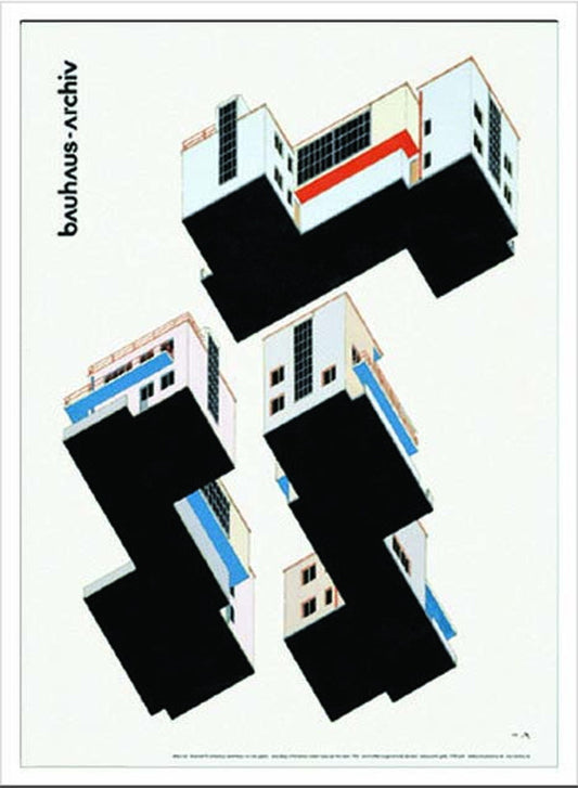 バウハウス ワイマールアオスシュテルング 1923 Bauhaus Weimar Ausstellung 1923 530x730x30 snw-ibh-70046の画像