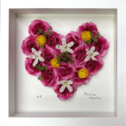 ハートシリーズ レッドハート Heart Series Red Heart 220x220x55 snw-ihs-50664の画像