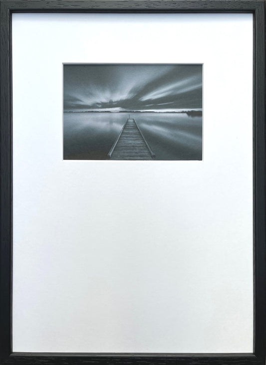 フォトグラフィ アート 桟橋 Photography art 桟橋 275x382x20 snw-ipg-53260の画像